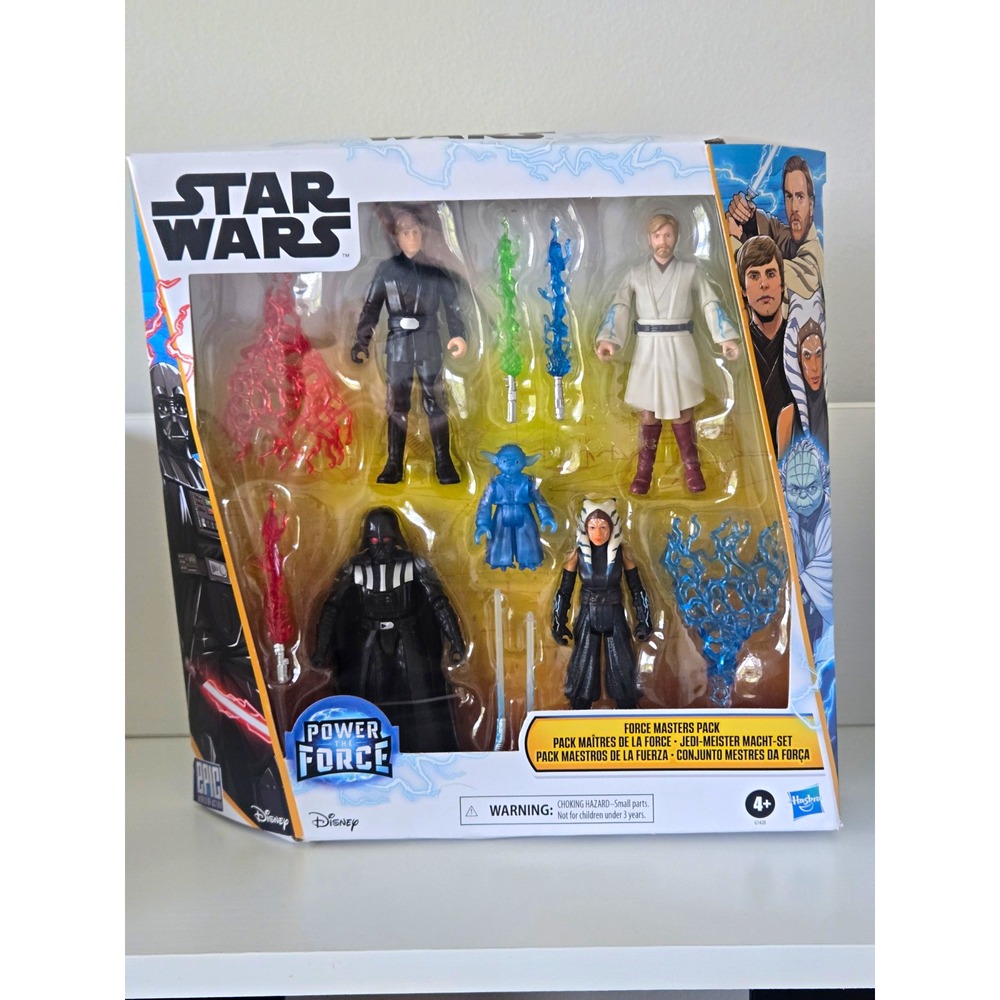 Hasbro Star Wars Power the Force Epic Heroes Force Masters Pack 5 Figures Disney